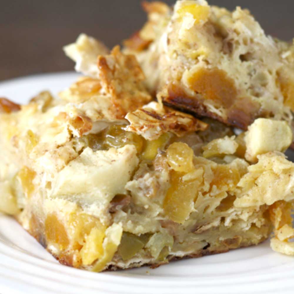 Apple Matzo Kugel (Serve 3-5)
